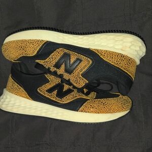 New Balance Black and Tan Sneakers
